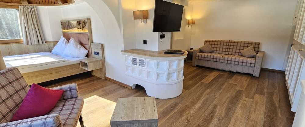 Naturhotel Cafe Waldesruhe - Apartment mit rundem Bett