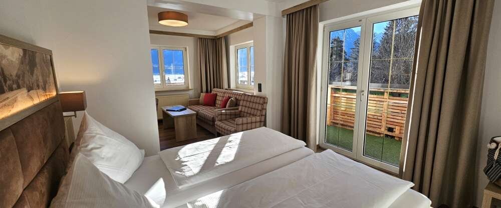 Naturhotel Cafe Waldesruhe - Apartment mit Ost-Süd-Panoramabalkon