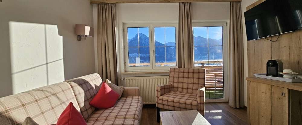 Naturhotel Cafe Waldesruhe - Apartment mit Ost-Süd-Panoramabalkon