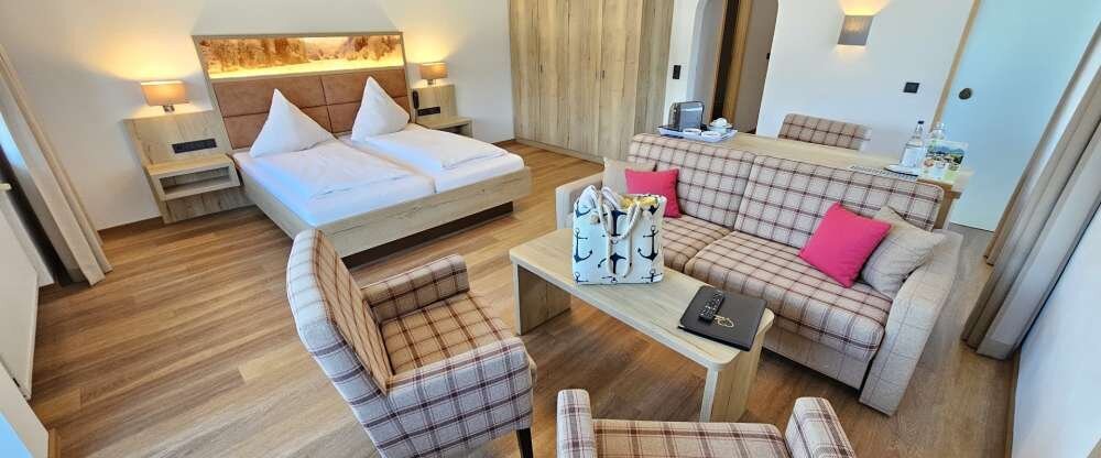 Naturhotel Cafe Waldesruhe - Grand Apartment mit Ost Süd Panoramabalkon