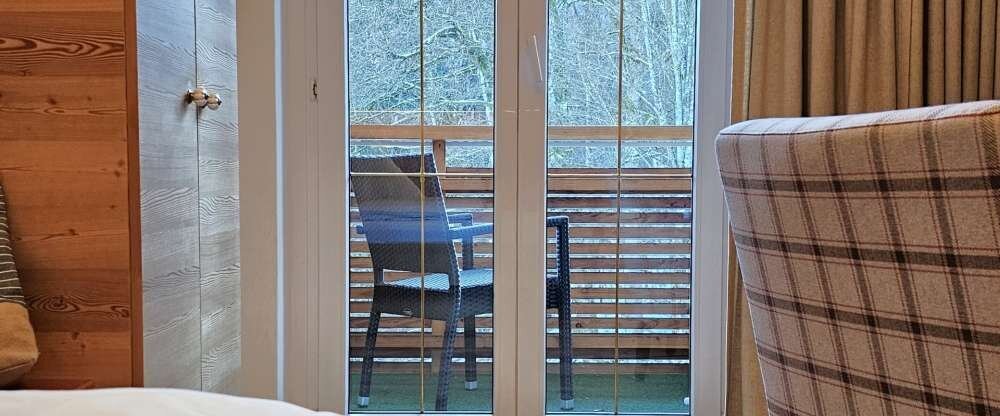 Naturhotel Cafe Waldesruhe - Einzelzimmer mit Süd Panoramabalkon