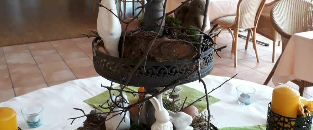 Osterdeko im Sonnenhof