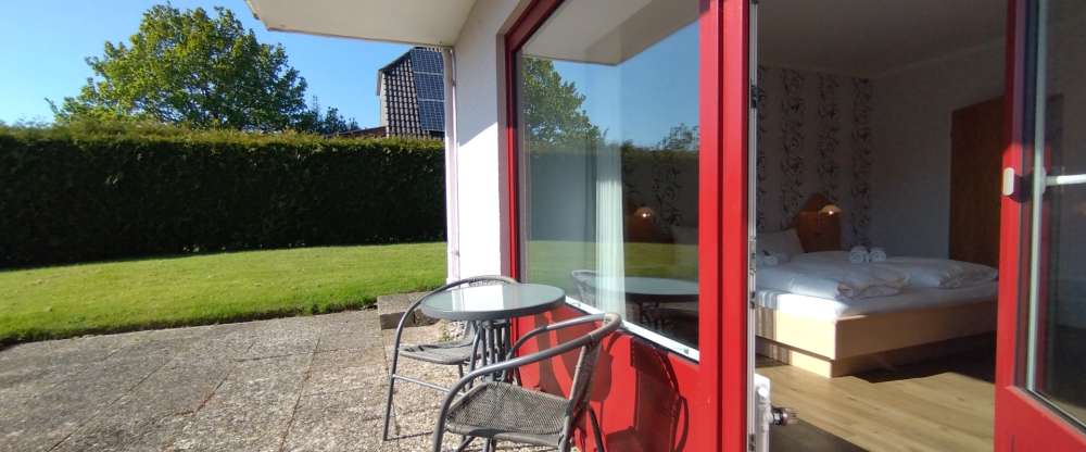 Ostseehotel & boardinghouse Kappeln - Wohnbeispiel: Zimmerterrasse