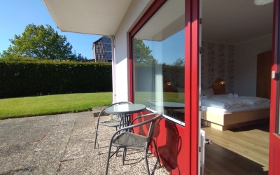 Ostseehotel & boardinghouse Kappeln - Wohnbeispiel: Zimmerterrasse