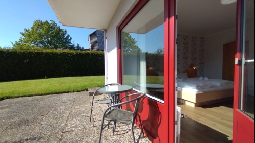 Ostseehotel & boardinghouse Kappeln - Wohnbeispiel: Zimmerterrasse