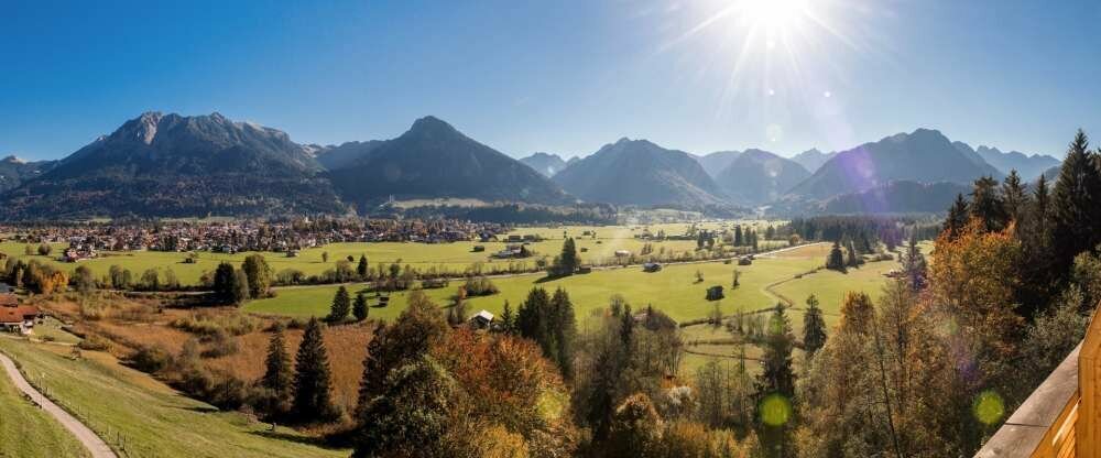 Panoramablick vom Naturhotel Waldesruhe