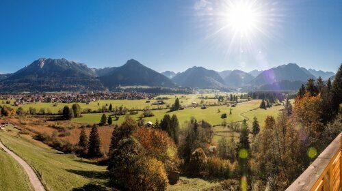 Panoramablick vom Naturhotel Waldesruhe