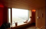 Panoramasauna im Wellnessbereich