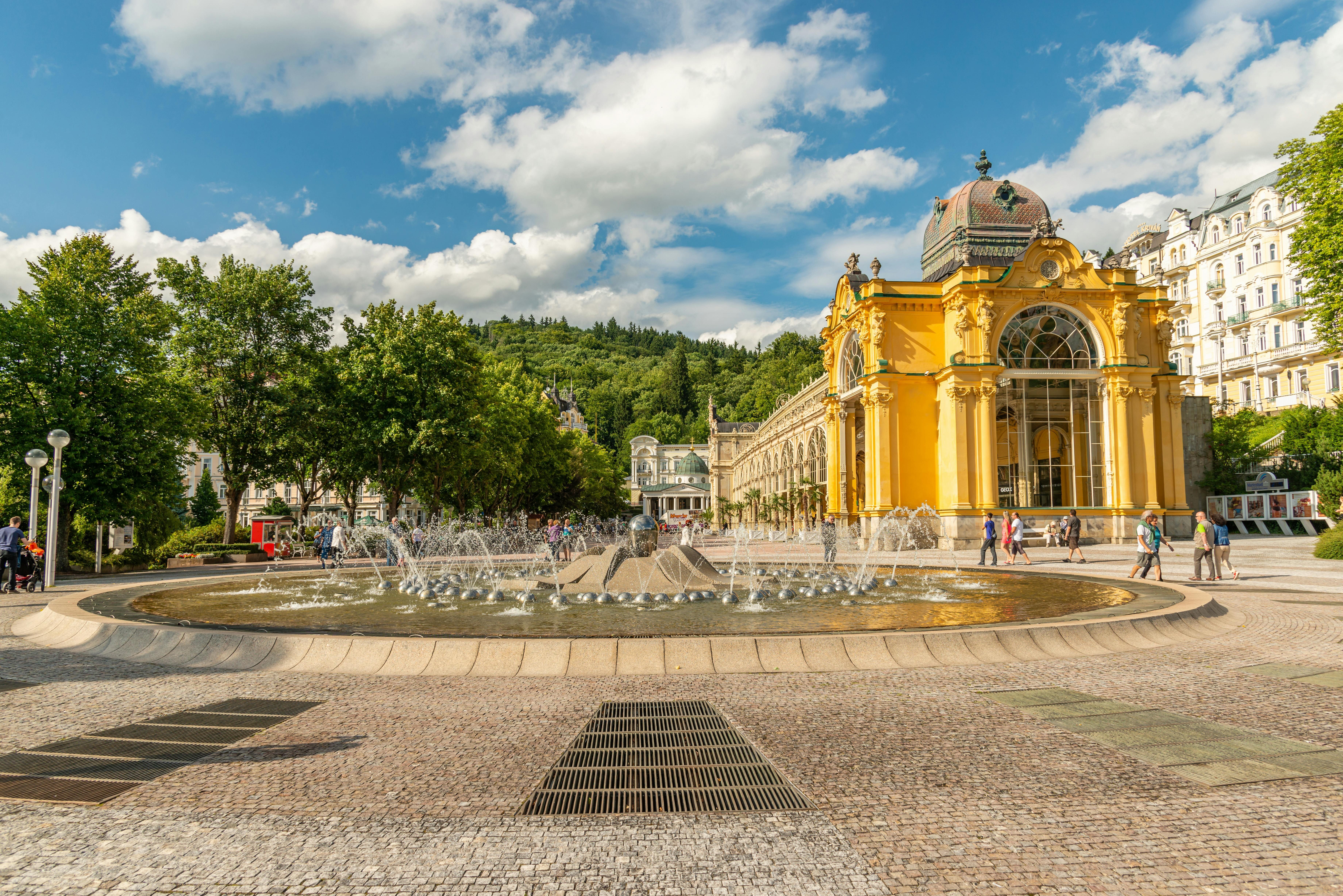 Fontäne/ Springbrunnen