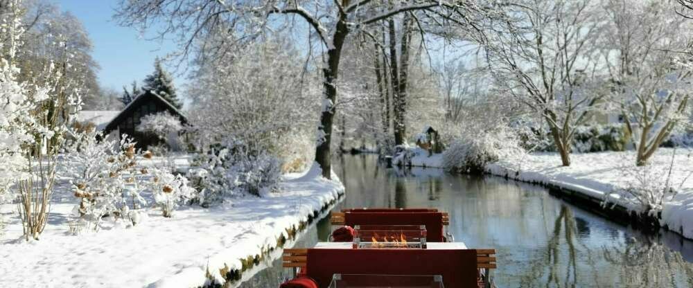 Wintermärchen im Spreewald in der Parkpension Burg Spreewald