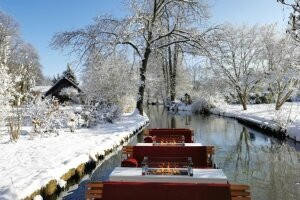 Wintermärchen im Spreewald in der Parkpension Burg Spreewald