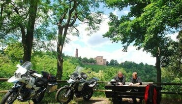 Pfalz Urlaub Motorrad, Quelle: Hotel Schloss Edesheim