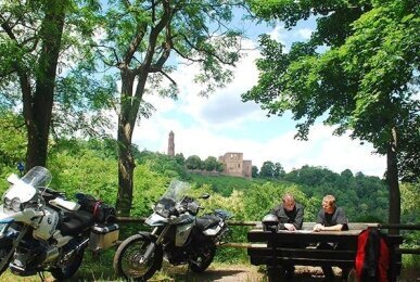 Pfalz Urlaub Motorrad, Quelle: Hotel Schloss Edesheim