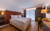 Alle 69 Premium-Doppelzimmer befinden sich im 2018 neu erbauten Flügel des Hotels.