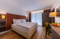 Alle 69 Premium-Doppelzimmer befinden sich im 2018 neu erbauten Flügel des Hotels.