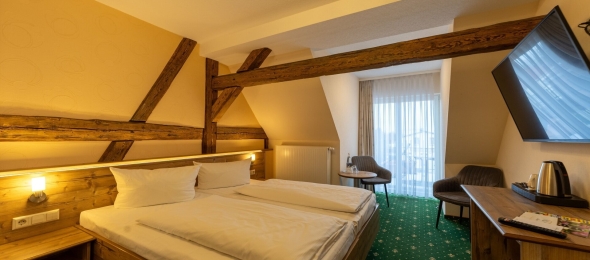 Premiumzimmer mit Balkon, Quelle: Hotel Zum Goldenen Löwen