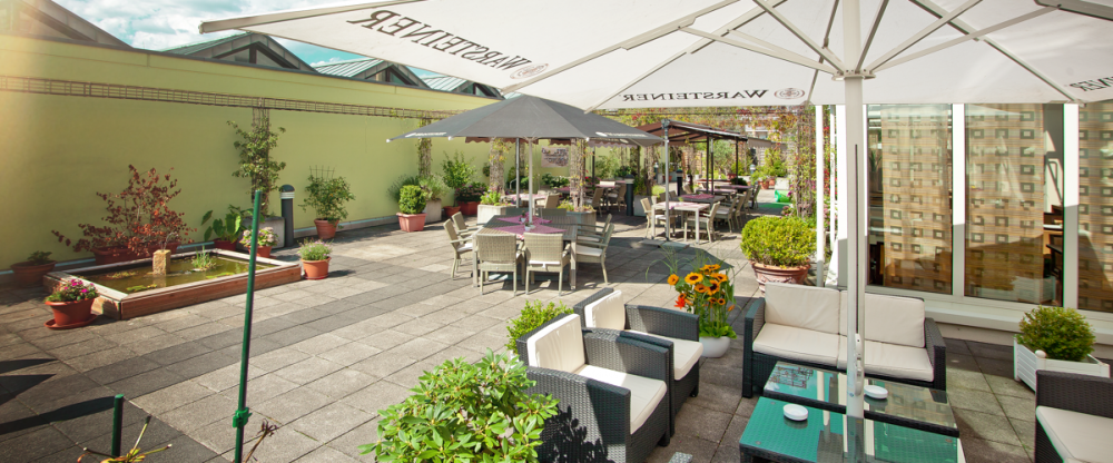 President Hotel - Terrasse/Außenbereich
