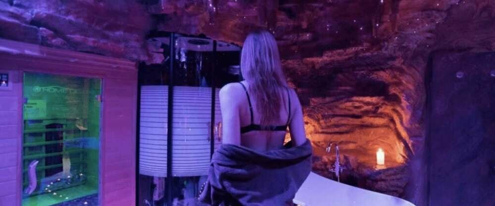 Tropfsteinhöhle Badezimmer