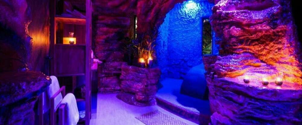 Tropfsteinhöhle Badezimmer