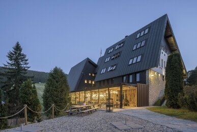 Pytloun Wellness Hotel Harrachov - Hotel-Außenansicht, Quelle: Pytloun Wellness Hotel Harrachov