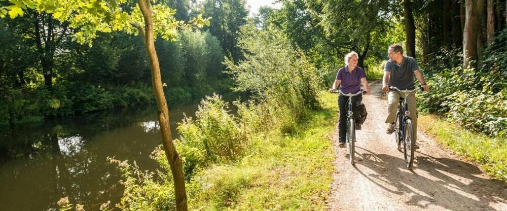 Radfahren in der schönen Umgebung