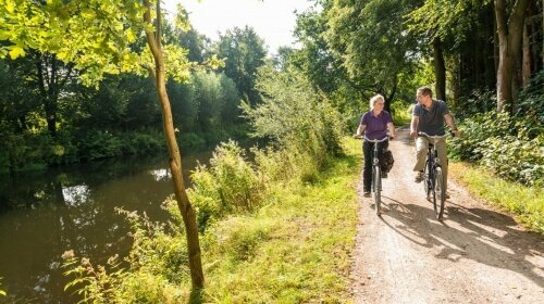 Radfahren in der schönen Umgebung