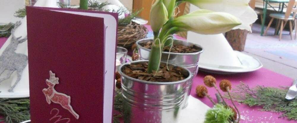 Restaurant Tischdekoration