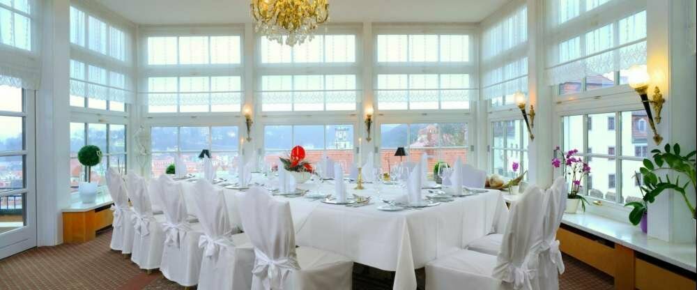 Restaurant & Saal im Hotel Burgkeller in Meißen