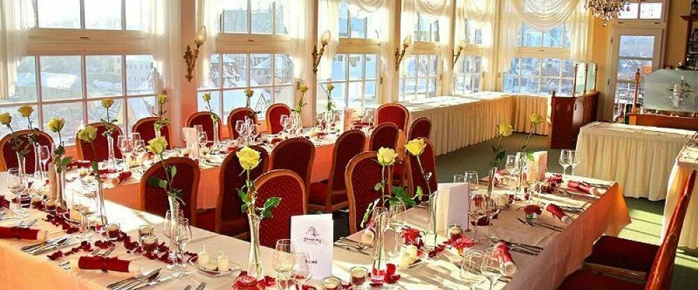 Restaurant & Saal im Hotel Burgkeller in Meißen