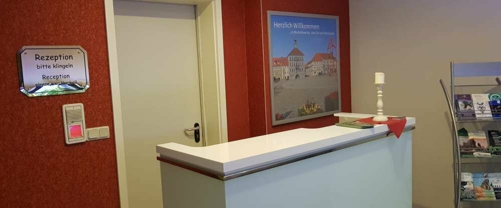 Empfangsbereich Hotel Evabrunnen Bischofswerda