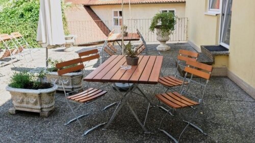 Romantica Hotel Blauer Hecht - Terrasse/Außenbereich