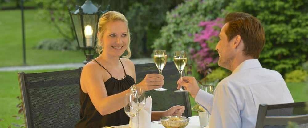 Dinner auf der Terrasse