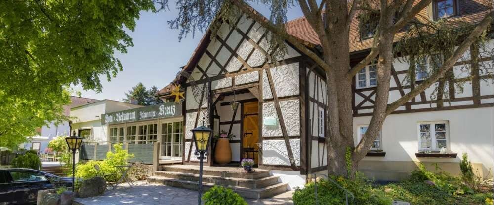 Romantik Hotel Johanniter-Kreuz Restaurant Eingang