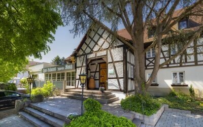 Romantik Hotel Johanniter-Kreuz Restaurant Eingang