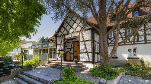 Romantik Hotel Johanniter-Kreuz Restaurant Eingang