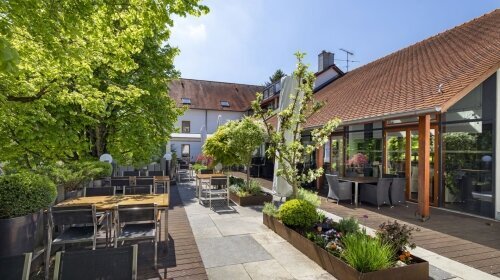 Romantik Hotel Johanniter-Kreuz 
Terrasse