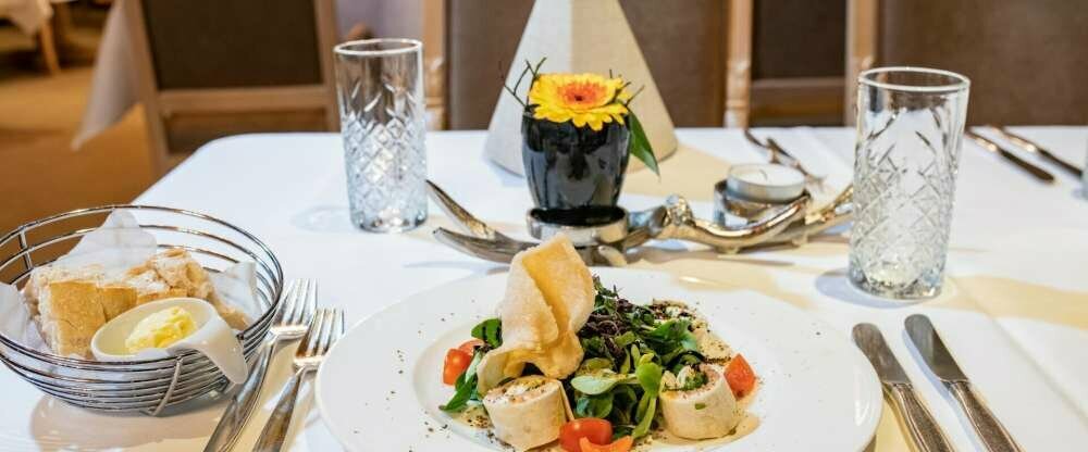 Abendessen im Romantik Hotel Stryckhaus