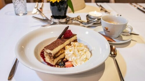 Abendessen im Romantik Hotel Stryckhaus