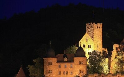 Romantik pur: Burg Wertheim bei Nacht