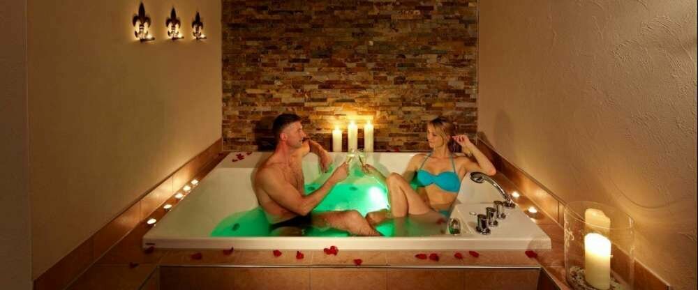 Romantisches Partnerbad