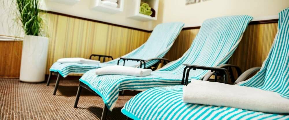 Ruhebereich in der Sauna