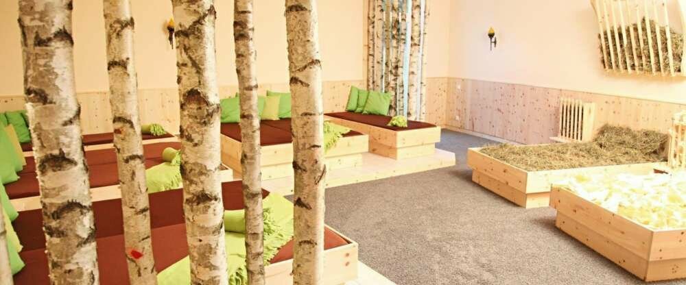 Ruhezone im Wellnessbereich