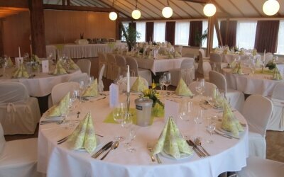 Saal für Hochzeiten bis 160 Personen
