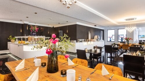 salinenparc Design Budget Hotel - Restaurant
