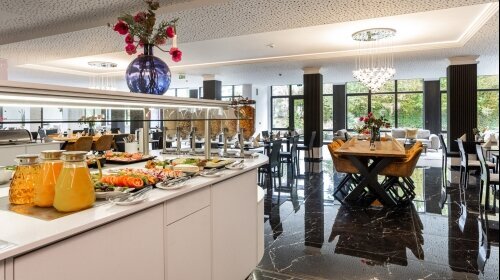 salinenparc Design Budget Hotel - Restaurant