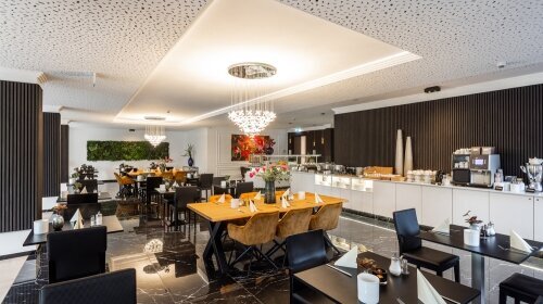 salinenparc Design Budget Hotel - Restaurant