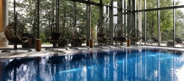 Salzwasserpool mit Gegenstromanlage, Quelle: Berghotel Oberhof