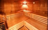 Sauna im Wellnessbereich
