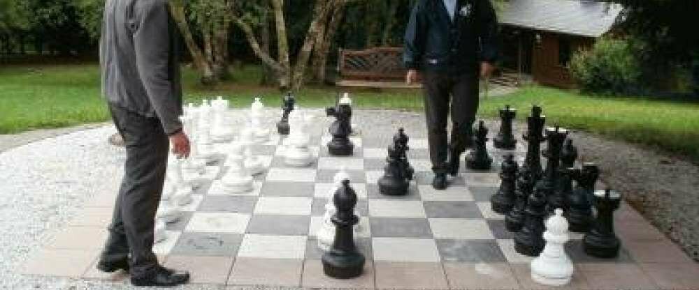 Schachfeld Im Garten