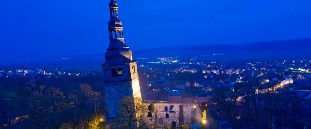 Schiefe Kirche In Bad Frankenhausen